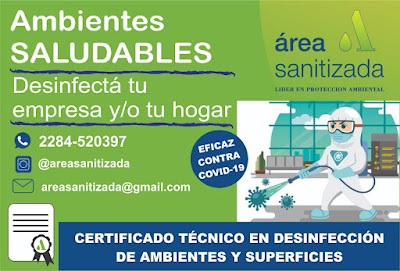 Fumigaciones y Control de Plagas Area Sanitizada