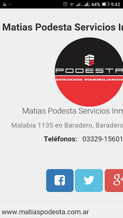 Inmobiliaria Matias Podesta