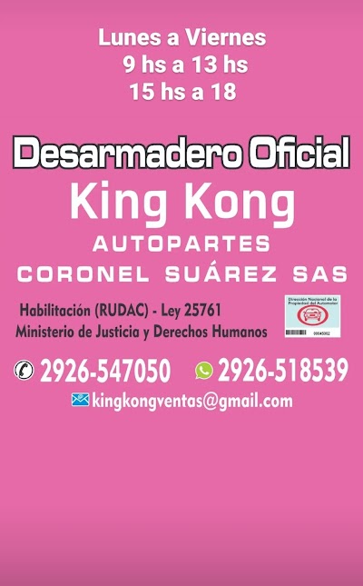 King Kong Autopartes Coronel Suarez