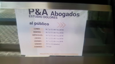 Corporación Juridica P&A Abogados Estudio Dolores