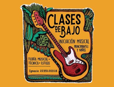 Clases de Bajo Electrico y Teoria Musical, Inicial y Medio