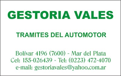 GESTORIA VALES