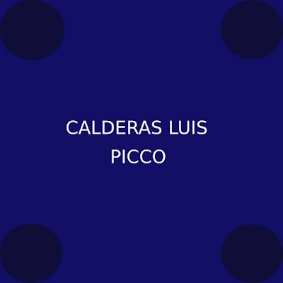 Calderas Luis Picco