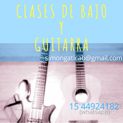 Clases de Guitarra y Clases de Bajo - Copista de música - Simón Gatica B.