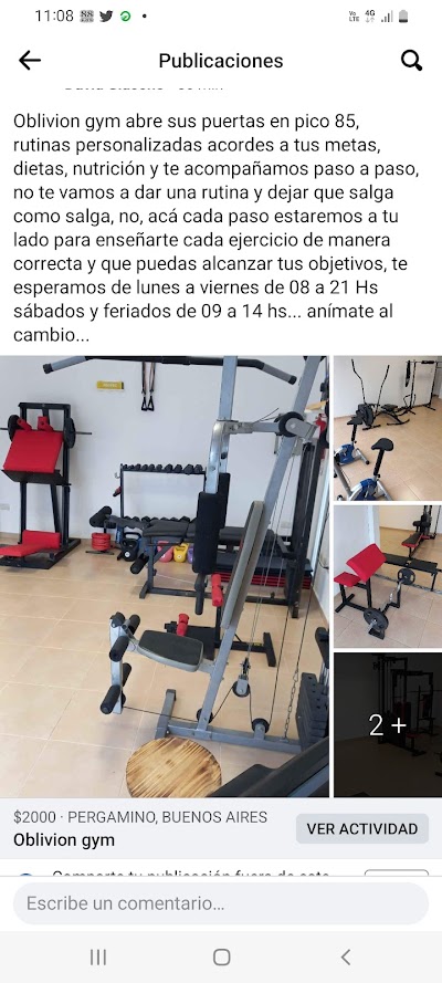 Gimnasio Oblivion