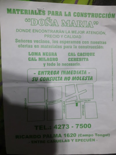 Corralon Materiales Para La Construcción "Doña Maria"