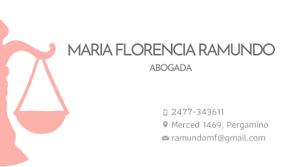 MA. FLORENCIA RAMUNDO -Abogada-