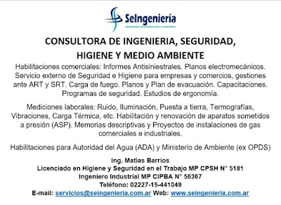 SeIngeniería Consultora de Ingeniería, Higiene, Seguridad y Medio Ambiente