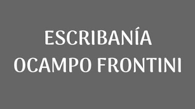 Escribanía Ocampo Frontini