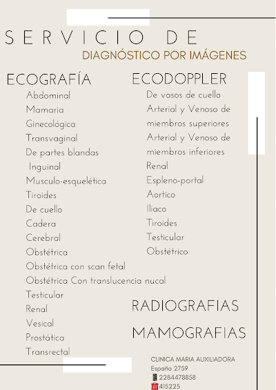 DPI - Diagnostico por Imágenes, Ecografía, Ecodoppler, Radiografía, Mamografía