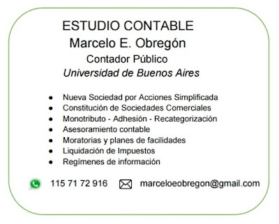 Estudio Contable - Contador Marcelo E. Obregón - Universidad de Buenos Aires