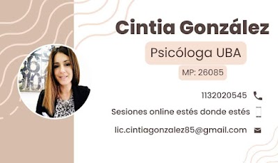 Psicóloga - Lic. Cintia González