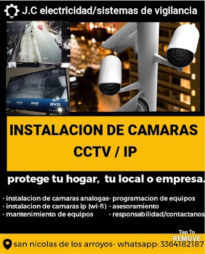 Jc ventas/instalaciones de camaras de seguridad