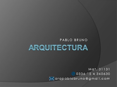 Arquitecto Pablo Bruno