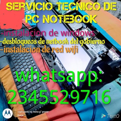 Servicio técnico de PC celulares tablet