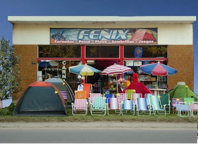 Fenix. Artículos de playa, pesca, carnada, camping, gazebos