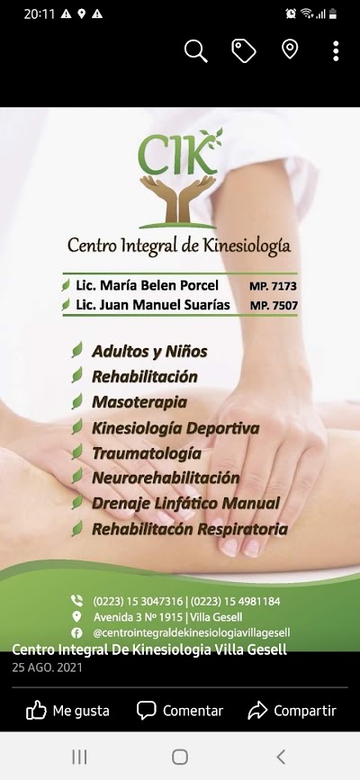 Centro Integral De Kinesiologia y RPG Villa Gesell