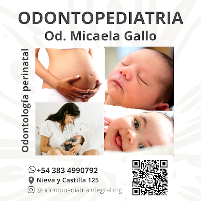 Odontología pediátrica. Dra. Micaela Gallo