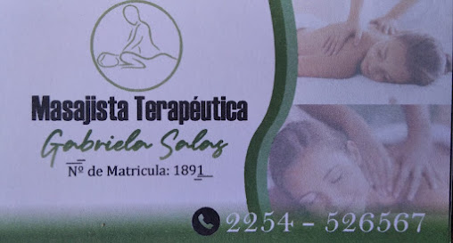 Masoterapeuta Gabriela Salas