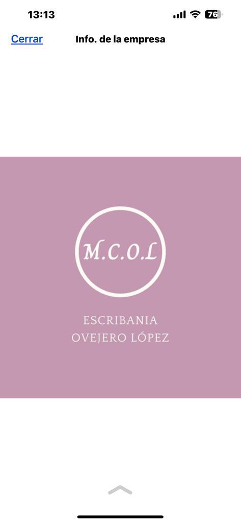 ESCRIBANIA OVEJERO LOPEZ