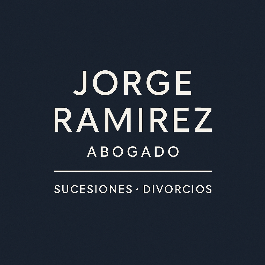 Jorge Ramírez, abogado, Sucesiones -Divorcios